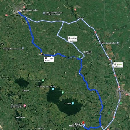 Central Motor Lodge Morrinsville Екстер'єр фото